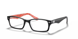 Ray-Ban RB 5206 - 2479 BLACK ON RED