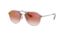 Ray-Ban RJ 9067 SN 7052V0  TRASPARENT PINK red mirror red