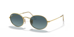 Ray-Ban RB 3547 OVAL - 001/3M  ARISTA GOLD blue gradient