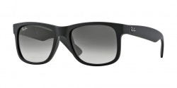 Ray-Ban RB 4165 JUSTIN 601/8G RUBBER BLACK grey gradient