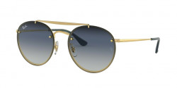 Ray-Ban RB  3614 N 91400S  DEMI GLOSS GOLD clear gradient blue