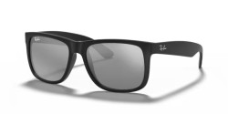 Ray-Ban RB 4165 JUSTIN - 622/6G BLACK grey mirror silver