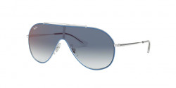 Ray-Ban RJ 9546 S 276/X0  SILVER ON TOP LIGHT BLUE clear gradient blue mirror red