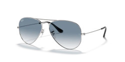 Ray-Ban RB 3025 AVIATOR LARGE METAL  - 003/3F  SILVER  light blue gradient