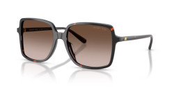 Michael Kors MK 2098U ISLE OF PALMS - 378113  DARK TORTOISE smoke gradient