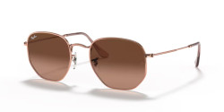 Ray-Ban RB 3548N HEXAGONAL - 9069A5 COPPER brown gradient