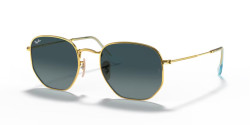 Ray-Ban RB 3548N HEXAGONAL - 91233M GOLD blue