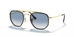 Ray-Ban RB 3648M THE MARSHAL II - 91673F GOLD light blue gradient