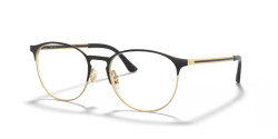 Ray-Ban RX 6375 - 3051 BLACK ON GOLD