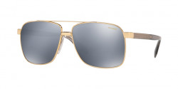 Versace VE 2174 1002Z3  GOLD dk grey mirror silver polar