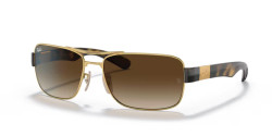 Ray-Ban RB 3522 - 001/13 GOLD brown gradient dark brown