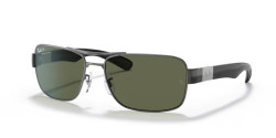 Ray-Ban RB 3522 - 004/9A GUNMETAL polarized green