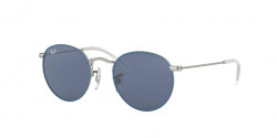 Ray-Ban RJ 9547 S Junior ROUND 280/80  TOP RUBBER BLUE ON SILVER dark blue