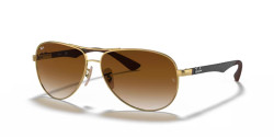 Ray Ban RB 8313 CARBON FIBRE - 001/51 GOLD light brown gradient