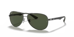 Ray Ban RB 8313 CARBON FIBRE - 004/N5 GUNMETAL polarized green