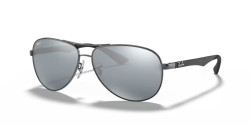 Ray Ban RB 8313 CARBON FIBRE - 004/K6 GUNMETAL polarized silver