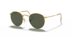 Ray-Ban RB 3447 ROUND METAL - 919631 GOLD g-15 green