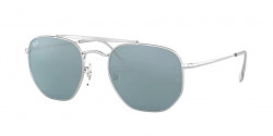 Ray-Ban RB 3648 THE MARSHAL 003/56  SILVER azure mirror blue