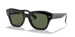 Ray-Ban RB 2186 STATE STREET - 901/58 BLACK polarized g-15 green