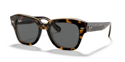 Ray-Ban RB 2186 STATE STREET - 1292B1 HAVANA ON TRANSPARENT BROWN dark grey