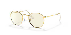 Ray-Ban RB 3447 ROUND METAL - 9196BL GOLD clear photochromic