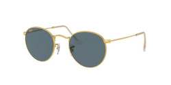 Ray-Ban RB 3447 ROUND METAL - 9196R5 GOLD blue