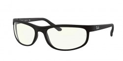 Ray-Ban RB 2027 PREDATOR 2 601SBF  MATTE BLACK clear/blue light filter