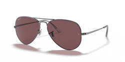 Ray-Ban RB 3689 AVIATOR METAL II - 004/AF GUNMETAL polarized violet