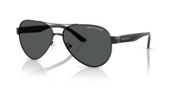 Armani Exchange AX 2034S - 600087  SHINY BLACK grey