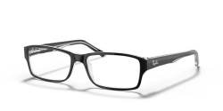 Ray-Ban RB 5169 - 2034 BLACK ON TRANSPARENT