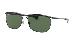 Ray-Ban RB 3619 OLYMPIAN II DELUXE 002/58  BLACK g-15 green