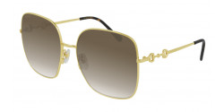 Gucci GG 0879 S - 002 GOLD brown gradient