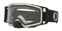 Gogle Oakley OO 7087 FRONT LINE MX 708760  TUFF BLOCKS BLACK GUNMETAL clear