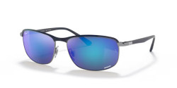 Ray-Ban RB 3671CH - 92044L  BLUE ON GUNMETAL polarized grey blue