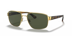 Ray-Ban RB 3663 - 001/31 GOLD  g-15 green