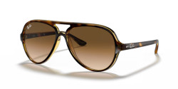 Ray-Ban RB 4125 CATS 5000 - 710/51 LIGHT HAVANA light brown gradient