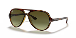 Ray-Ban RB 4125 CATS 5000 - 710/A6  LIGHT HAVANA green gradient