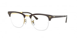 Ray-Ban RB 3716 VM CLUBMASTER METAL - 3116  BROWN ON LEGEND GOLD