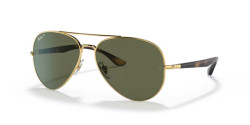 Ray-Ban RB 3675 - 001/58 GOLD polarized g-15 green