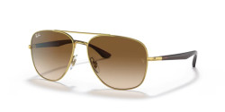 Ray-Ban RB 3683 - 001/51 GOLD brown