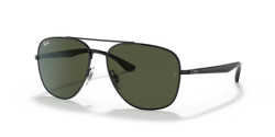 Ray-Ban RB 3683 - 002/31 BLACK g-15 green