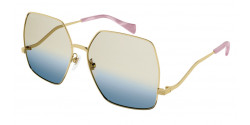 Gucci GG 1005 S - 001 GOLD green double gradient