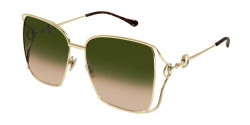 Gucci GG 1020 S - 001 GOLD green double gradient