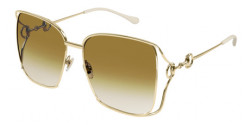 Gucci GG 1020 S - 004 GOLD brown gradient
