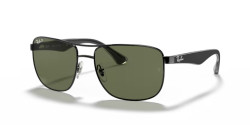 Ray-Ban RB 3533 - 002/9A BLACK polarized g-15 green