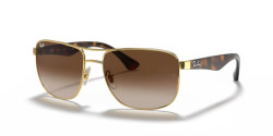 Ray-Ban RB 3533 - 001/13 GOLD brown gradient dark brown