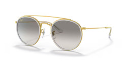 Ray-Ban RB 3647N - 923632 GOLD clear grey