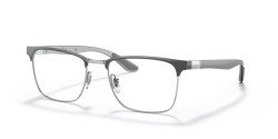 Ray-Ban RX 8421 - 3125  GREY ON SILVER