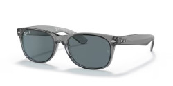 Ray-Ban RB 2132 NEW WAYFARER - 64503R TRANSPARENT GREY polarized dark blue