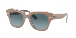 Ray-Ban RB 2186 STATE STREET 12973M BEIGE ON TRANSPARENT blue gradient grey